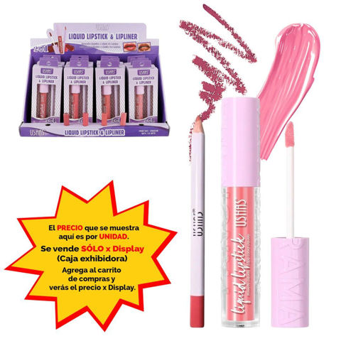 Imagen de Labial Ushas liquido+delineador - US023B
