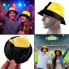Imagen de Sombrero Futbolero Amarillo Negro
