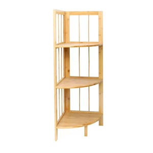 Imagen de Repisa en bambu tipo escalera 3 estantes - Esquinero