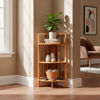 Imagen de Repisa en bambu tipo escalera 3 estantes - Esquinero