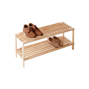 Imagen de Zapatera en bambu 2 estantes