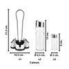 Imagen de Aceitero vinagrero salero pimentero-para mesa - Set condimentero