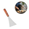 Imagen de Espatula metal para cocina mango madera-