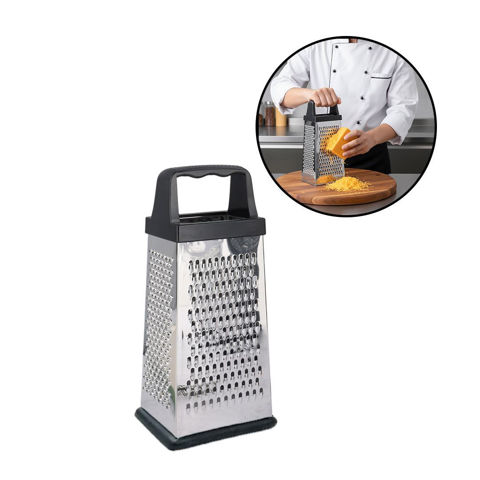 Imagen de Rallador en metal - 4 caras con agarre firme