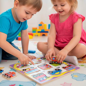 Imagen de Puzzle transportes