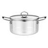 Imagen de Olla de vidrio borosilicato y acero inox-3,5lts. Resistente