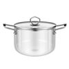 Imagen de Olla de vidrio borosilicato y acero inox-4,5lts. Resistente