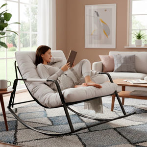 Imagen de Sillón Mecedora con bolsillo lateral organizador