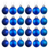 Imagen de Navidad bolas 6cm-caja por 24pc-azules-caja pvc