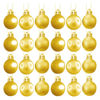 Imagen de Navidad bolas 6cm-caja por 24pc-dorado-caja pvc