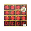 Imagen de Navidad bolas 6cm-caja por 16pc-rojo-caja