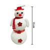 Imagen de Navidad muñeco de nieve- 3 pelotas - en bolsa-14x6cm.