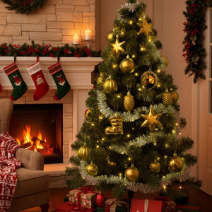 Imagen de Navidad chirimbolos surtidos-caja mica por 22pc-dorado