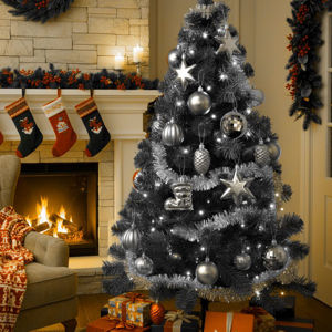 Imagen de Navidad chirimbolos surtidos-caja mica por 22pc-plateado