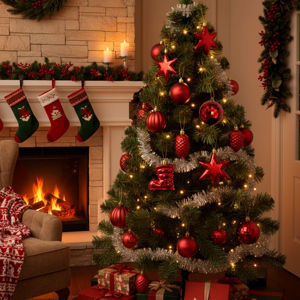 Imagen de Navidad chirimbolos surtidos-caja mica por 22pc-oro rosa