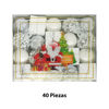 Imagen de Navidad chirimbolos 6cm surtidos-caja por 40pc-blanco