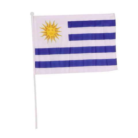 Imagen de Bandera de Uruguay  Mundial de Futbol 30x45cm