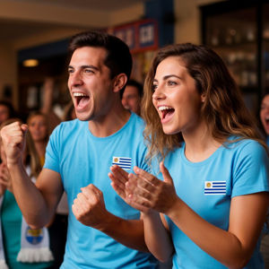 Imagen de Buzo manga corta de Uruguay Talles S, M, L, XL