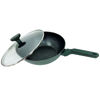 Imagen de Wok Sartén aluminio con tapa de vidrio 28cm.