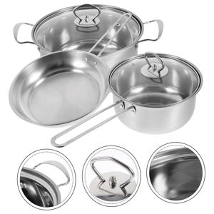 Imagen de Juego de ollas y sarten - Total 5 piezas