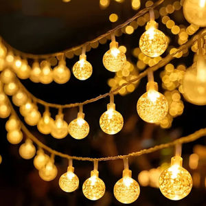 Imagen de Navidad 20 luces bolitas transparentes- cable 4 mts transpar