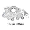 Imagen de Navidad 20 luces bolitas transparentes- cable 4 mts transpar