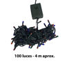 Imagen de Navidad 100 luces arroz multicolor- cable 4 mts verde