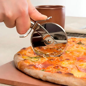 Imagen de Corta pizza acero inox-en carton - 19,5cm.