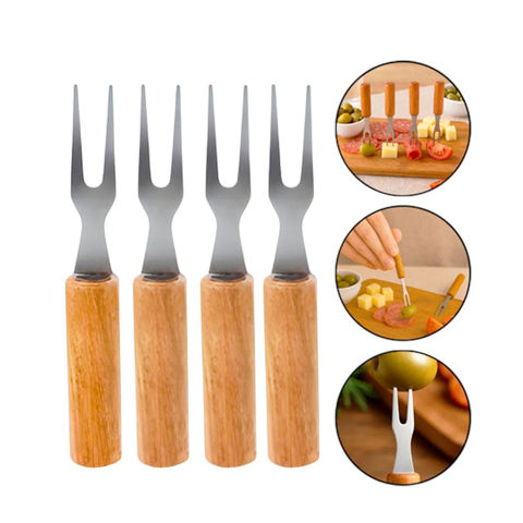 Imagen de Tenedor de copetin x 4 pc en blister-11,3cm.