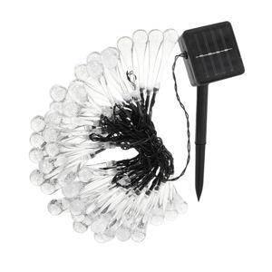 Imagen de Guirnalda Solar 20 luces cálidas Forma gota / lagrimas 5 Metros