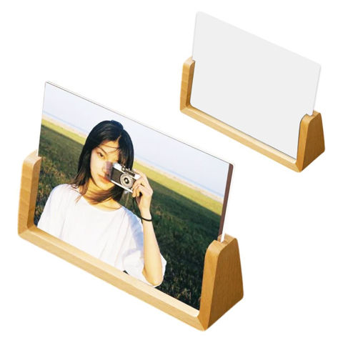 Imagen de Portaretrato con base de madera- horizontal