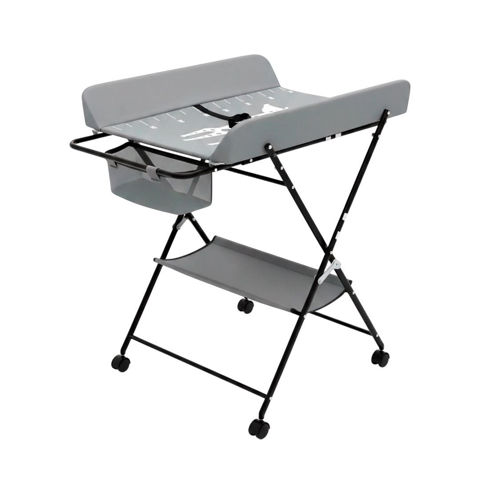 Imagen de Cambiador para bebé - Plegable, con toallero y bolsillos laterales