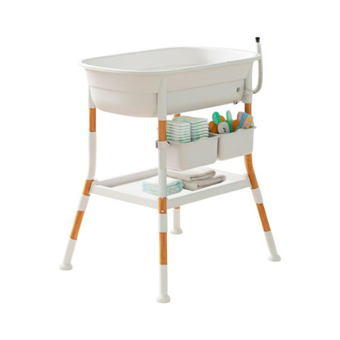 Imagen de Bañito para Bebé con cambiador, estante , desague y organizador