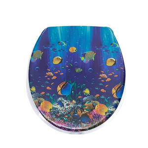 Imagen de Tapa inodoro water asiento acolchonado diseños estampados