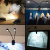 Imagen de Luz led doble con pinza para lectura-cable USB