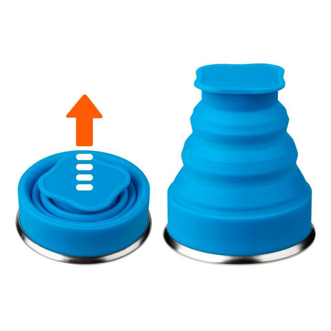 Imagen de Vaso plegable con tapa