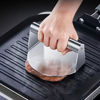 Imagen de Prensa Smasher para hamburguesas Smash 14cm Acero Inox