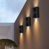 Imagen de Foco solar para pared exterior-doble iluminacion-8x6x2,3cm.