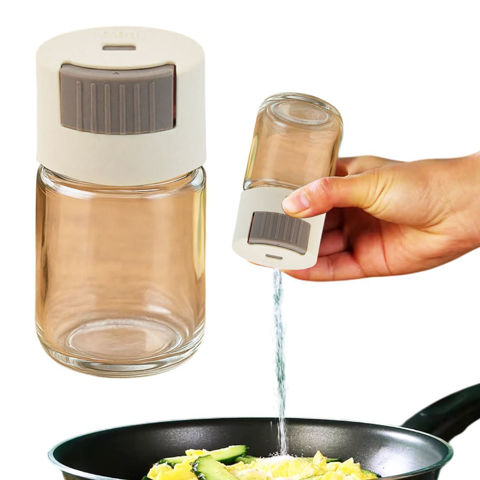 Imagen de Salero Frasco dispensador de condimento Dosificador tapa giratoria