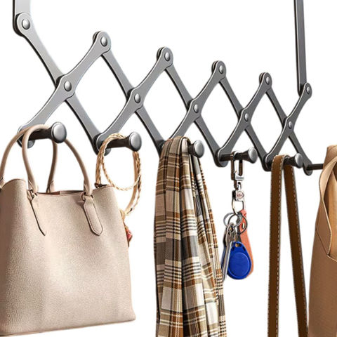 Imagen de Perchero para puerta extensible - 6 ganchos