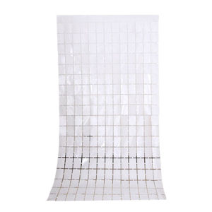 Imagen de Cotillon-cortina metalizada rectangulos de color