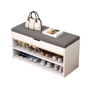Imagen de Zapatera Organizador de calzado con Estantes Banco y Cajón Asiento