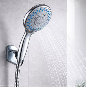 Imagen de Duchero teléfono ducha con colilla y soporte pared