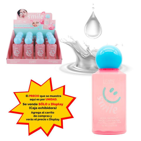 Imagen de Agua micelar Ushas -Smile Rosa - UME001-2