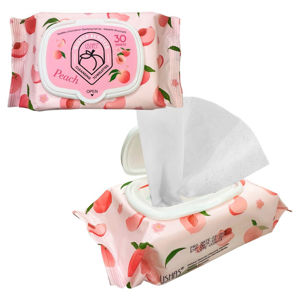 Imagen de Toallas desmasquillantes Ushas-durazno-