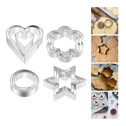 Imagen de Cortantes para galletas-set de 12pc en caja