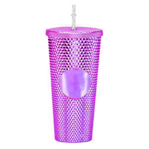 Imagen de Vaso texturado con tapa y sorbito 700 ml