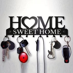 Imagen de Porta llaves para pared con ganchos-Home