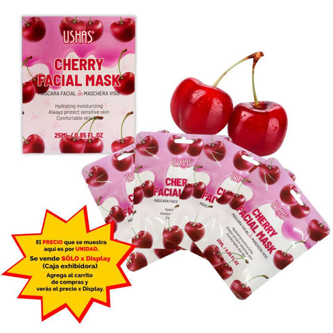 Imagen de Mascara facial Ushas C/U-cereza-