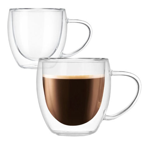 Imagen de Taza de vidrio doble pared 170 ml